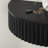 Kristie Half-circle Mango Floating Shelf with Drawer-657414403