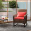 Steel, Wicker, Polyester Rocking Chair-366003179
