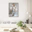 Oliver Gal Ghostly Flower I Floral and Botanical - Heavy Gel Top Coat Framed Canvas Art-661840148-661840155
