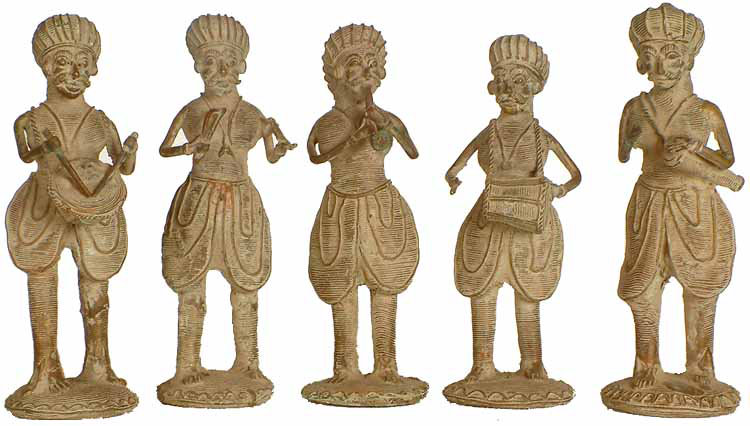 Figurine 5 pièces