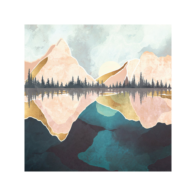 Summer Reflection by SpaceFrog Designs - No Frame Giclee Art Print on Canvas, 45.72 cm H x 45.72 cm W x 1.91 cm D