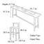 Tables et chaises de comptoir en bois massif-190613235-190613193