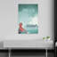 Sweden.Png Peaceful Retro Serene Forest Landscape Wall Art Print 1 Piece Wrapped Canvas Wall Art-1750497281