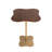 Solid Wood Top End Table
