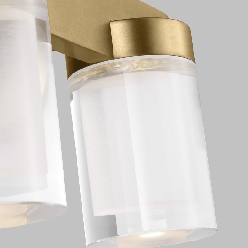 Esfera 2 - Light LED Vanity Light, Natural Brass