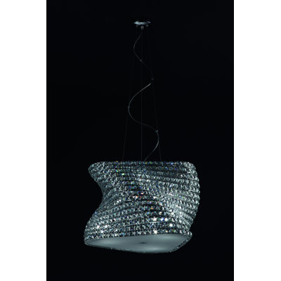 6 - Light Chrome Unique/Statement Pendant