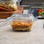 Queensway Home & Dining 1 L Non-Stick Glass Dutch Oven with Lid