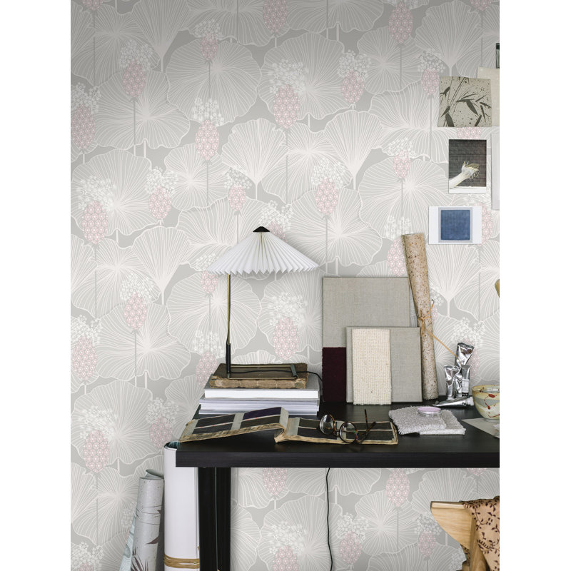 Papier peint feuilles de parapluie Borestapeter