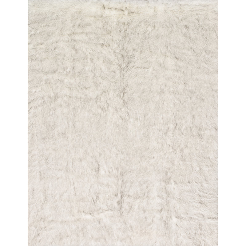 Tapis ivoire / gris Ashleigh, Rectangle 3 pi x 5 pi
