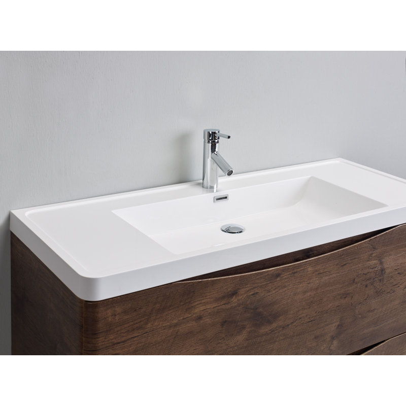 Firkins 48" Single Bathroom Vanity Set, Rosewood