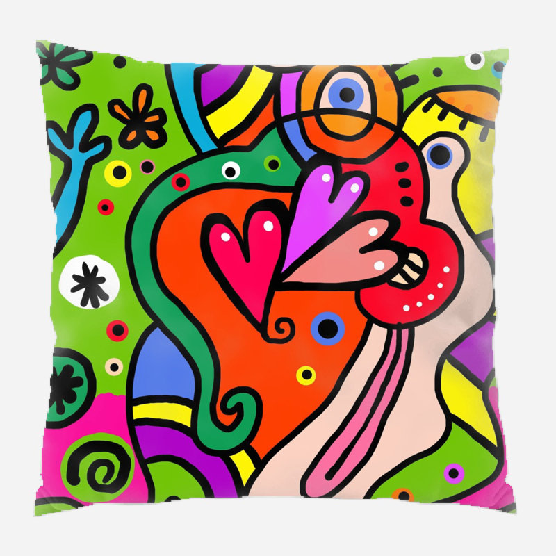 Coussin joyeuse, Intérieur