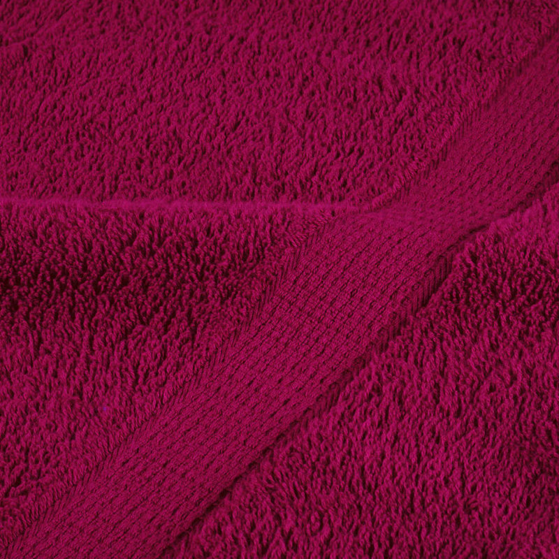 Premium Bath Towels SOLUND 600Gsm, 50cm L x 30cm W, Bordeaux, Hand Towels - 4 Pack
