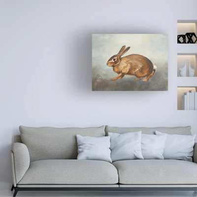 Bolog Julia Purinton Country Hare Light Flipped Canvas Wall Art