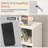Open-Back Bookshelf With Drawer For Study-1193729785
