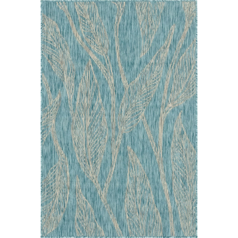 Tapis d'extérieur couleur mer Kona, Rectangle 8 pi x 11 pi 4 po