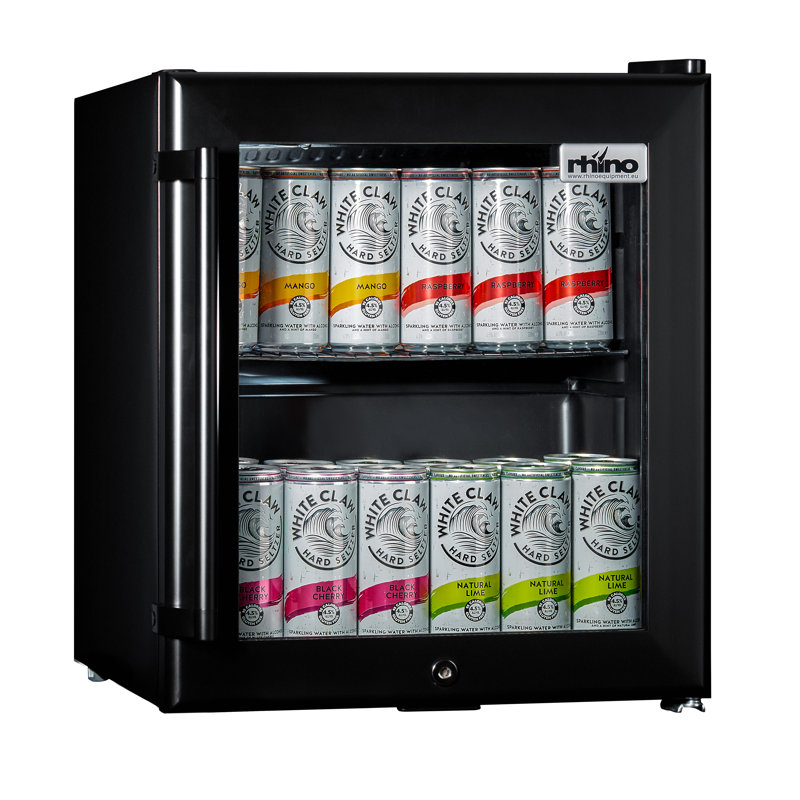 Rhino 0.042m³ L Countertop Mini Fridge, Black