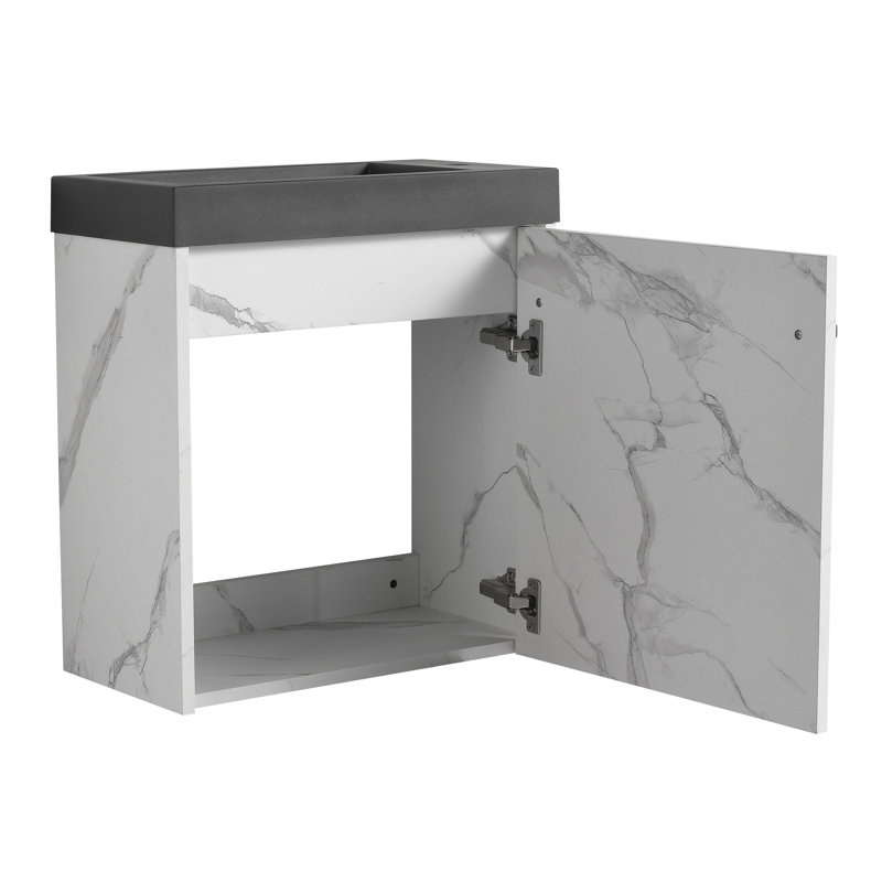 Meuble-lavabo mural Nyema