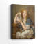 Fille avec colombes (d'après Jean-Baptiste Greuze) - Toile tendue avec châssis par John Constable-1826398046