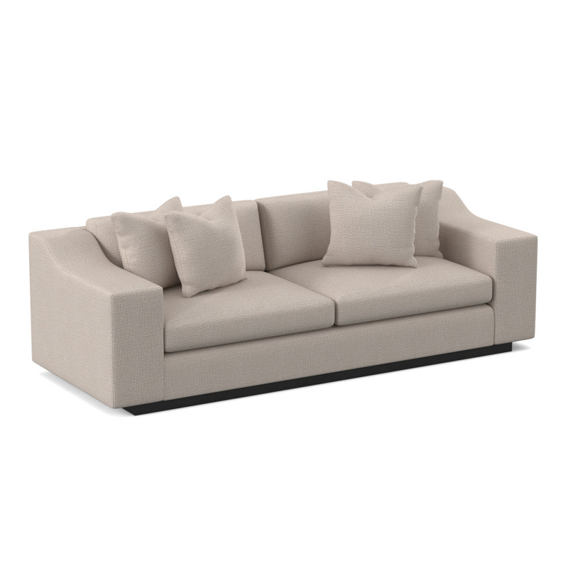 Canapé Barrett, Espresso, Mélange de polyester rouge à lèvres Margaret