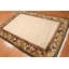 Tapis intérieur en laine 5 pi 9 po x 8 pi 1 po one-of-kind à la main noué la chocolat/olive/beige Aliz