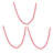 S/3 6' Red Pom Pom Garland