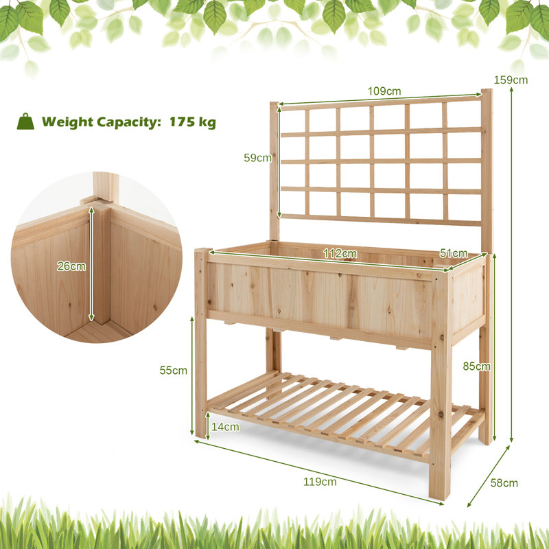 Broer Wood Potting Bench