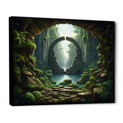 «Green Jungle Tribal» - art mural surréalisme