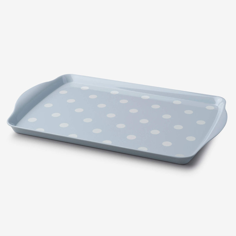 Zeal Melamine Tray, Duck Egg Blue