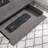 Solid + Manufactured Wood Chisel and Forge Writing Desk in Smoke Gray