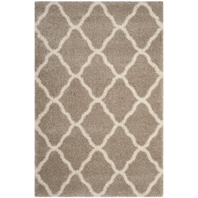 Darrold Hudson Shag Performance Geometric Rug, Rectangle 5'3" x 7'6"