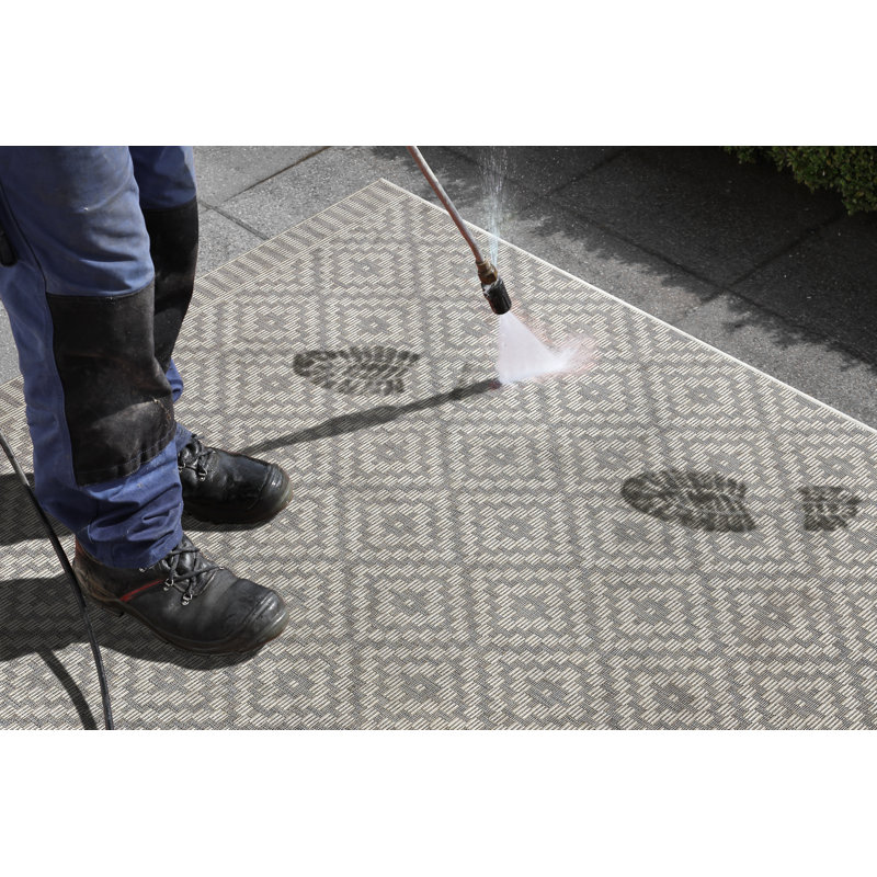 Breeze Flatweave Grey Rug, Rectangle 80cm x 150cm