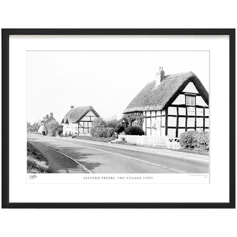 Salford Priors, The Village C1955 by Francis Frith - Single Picture Frame Print, 40cm H x 50cm W x 2.3cm D