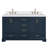 60.25'' Double Bathroom Vanity with Carrara Quartz Top-94668887