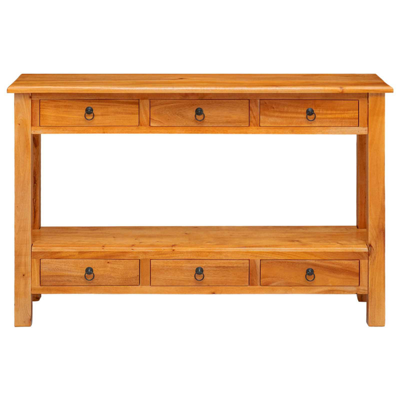 115cm Solid Wood Console Table, Natural