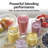 Hamilton Beach® Personal Blender with 2 Jars and Travel Lids White