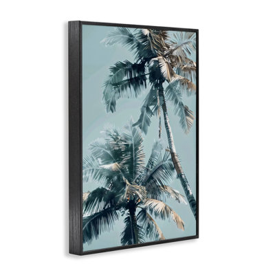 «Upward Palms Perspect», estampe numérique, design par LSR Design Studio