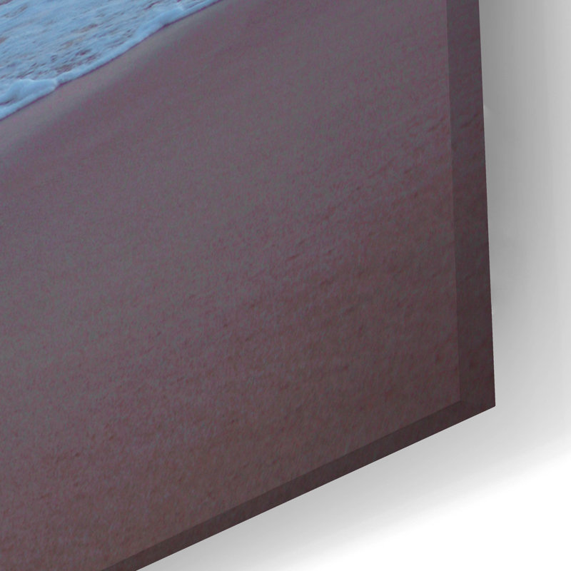«Hawaii Beach Sunset No. 1» par Carlos Vargas, art mural en verre acrylique, H 16 po x l 24 po x P 0,2 po
