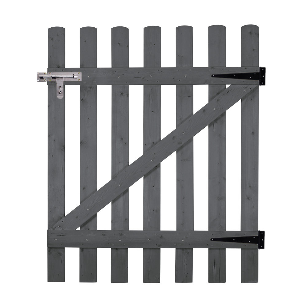 Caskey Garden Wood Fence Gate with Latch