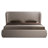Vegan Leather Metal Wingback Storage Bed-87144514-87536291