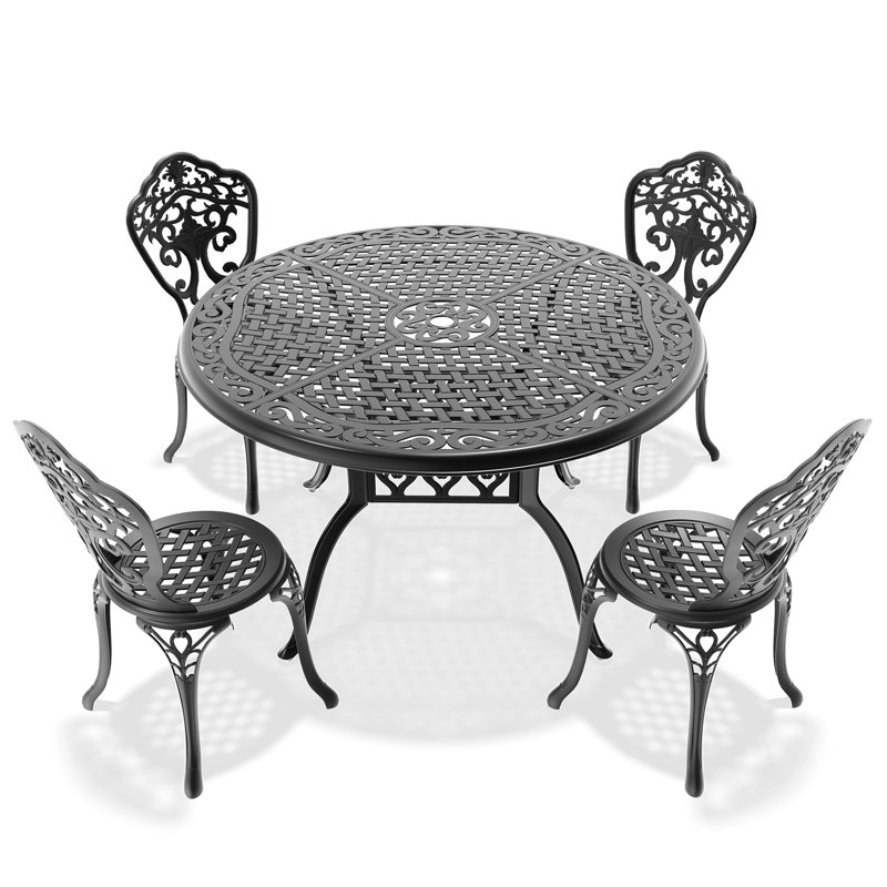 Cadre noir 5, matériau de mobilier de salle à manger en aluminium, cadre, confortable