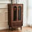 Nut-brown Solid  Wood Display Cases