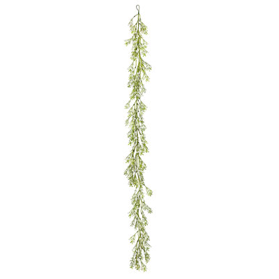 78 in. Artificial Baby's Breath Gypsophila Leaf Garland