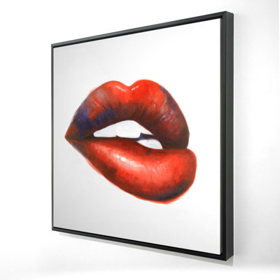 «Beautiful Red Mouth» sur toile