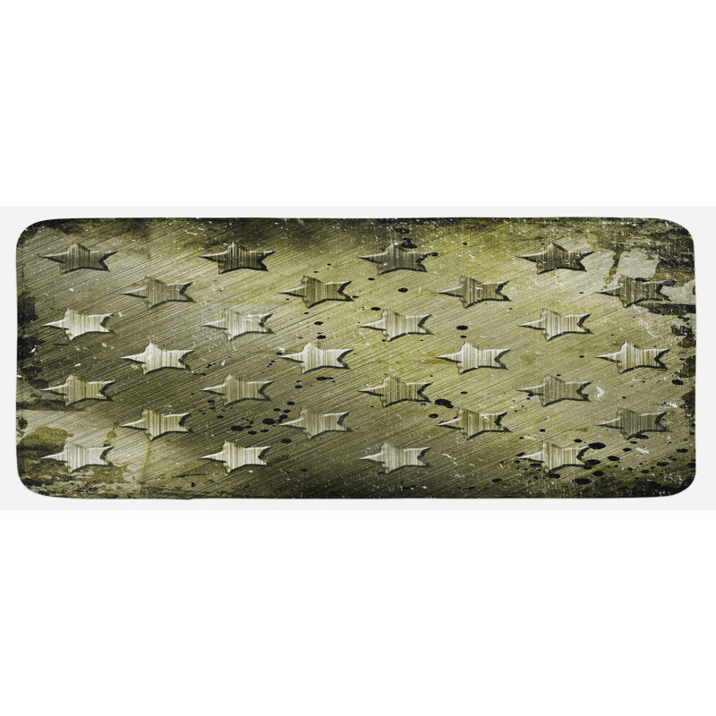 Tapis de cuisine grunge