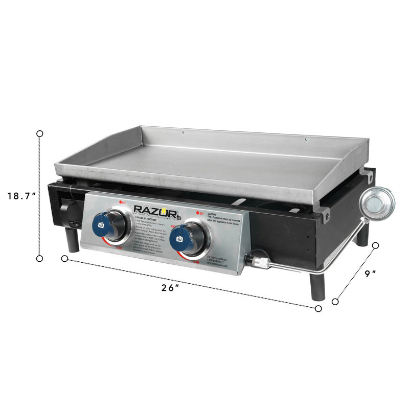 Razor 2 - Burner Freestanding Liquid Propane Gas Grill