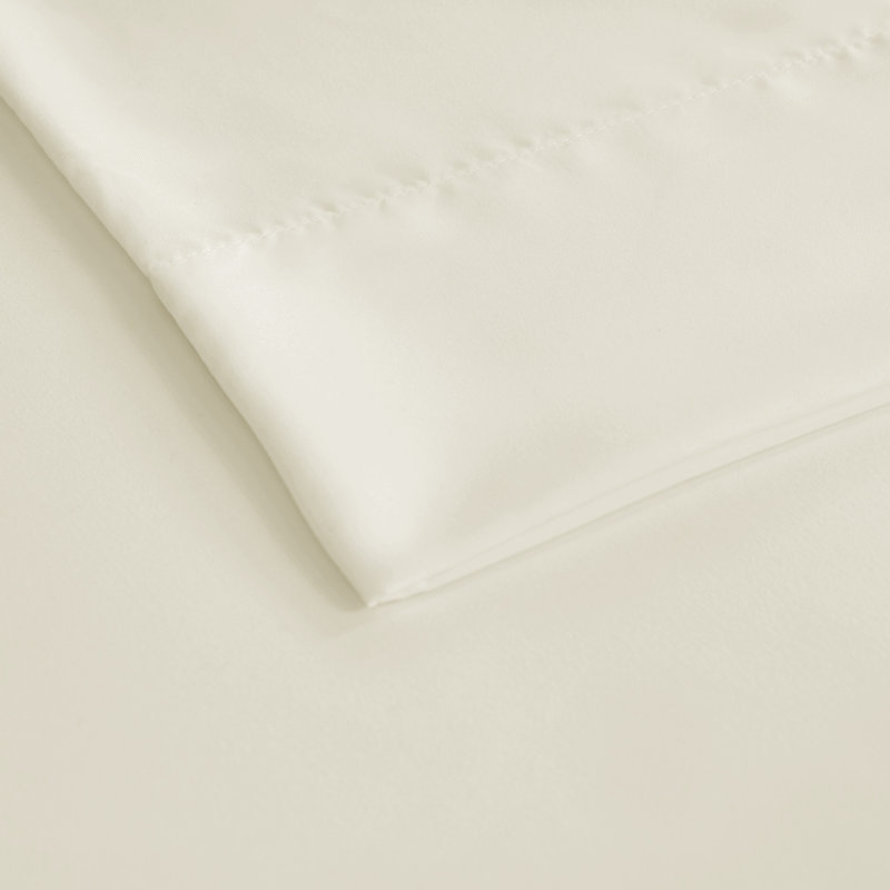 Smart All Season Microfiber Sheet Set, Full XL, Ivory