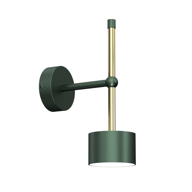 Calene Steel Wall Sconce, Green