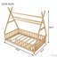 Lit maison surbaissé avec lumière-118020014-118020013
