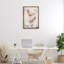 «Alpaca with White Blossoms», art mural encadré sur toile flottante dorée, design par Lori Deiter-1902506589-1902711653