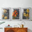 Tableau noir Paris II - Impression encadrée sur mesure de qualité supérieure mate - 3 pièces-614822435